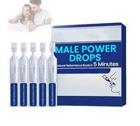 Gotas para el Poder Masculino, Gotas Secretas para Hombres Fuertes, Mejora la Sensibilidad y el Placer, Resultados de Acción Rápida y Prolongada, Mejora la Comunicación Emocional (1Piezas)