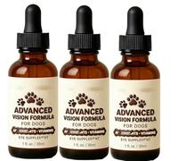 Gotas para la Vista de los Perros, favorecen la visión y la Salud Ocular en General, mejoran la inmunidad y contienen una Variedad de nutrientes.,3pcs