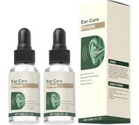 Gotas para los Oídos Fórmula Suave, Tratamiento para Acúfenos, No Irritante, Alivio Rápido, 30ml, para Higiene Diaria, Hombres y Mujeres, Casa y Trabajo (2Piezas)