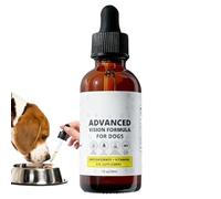 Gotas para los Ojos para Perros | Suave de 30 ml como alimento complementario | Solución de protección Ocular Natural para Perros, para Todos los tamaños Senior Health Daily Home Travel Support