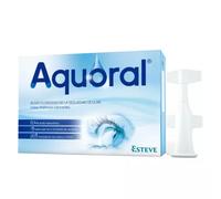 Gotas para ojos Aquaral 0,5 ml x 20