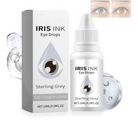 Gotas que cambian el color de los ojos, Gotas para los ojos Irisink Pro, Gotas elegantes que cambian el color de tus ojos, Gotas para los ojos Irisink (Grey)