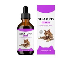 Gotas Relajantes Para Gatos, Apoyo Líquido 60ml, Ayuda Relajante Mascotas Para Ruidos Fuertes Tormentas Viajes Visita Veterinario Cambios De Entorno, Visitas Veterinario Aseo Hogares Bulliciosos