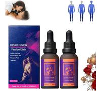 Gotas secretas de modelo mejorado: gotas secretas felices para hombres fuertes, elixir de pasión Desirefusion, gotas orales Pleasurepeak para hombres, spray más fuerte de retardo de larga duración (2