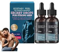Gotas secretas para hombres fuertes, gotas felices secretas, gotas orales PleasurePeak, mejora la sensibilidad y el placer, gotas felices secretas para adultos, aumenta los niveles de energía