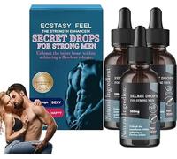 Gotas secretas para hombres fuertes, gotas felices secretas, gotas orales PleasurePeak, mejora la sensibilidad y el placer, gotas felices secretas para adultos, aumenta los niveles de energía