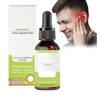 Gotas Tratamiento Oídos,Solución para El Cuidado de Los Oídos,Líquido para los Oídos,Solución para El Cuidado de Los Oídos,Gotas Alivia el Tinnitus,60ML,1PC