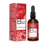 Gotas Vitamina B12 Vegavero | VEGANO | 50 ml | Metilcobalamina & Adenosilcobamalina | Sin Aditivos