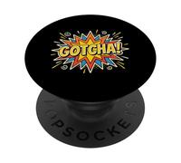 Gotcha April Fools Day Broma Humor Broma Comedia Joker PopSockets PopGrip Adhesivo