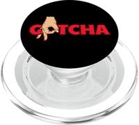 Gotcha Funny Circle Game Hand Gesto Bold Street Graphic PopSockets PopGrip para MagSafe