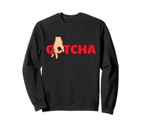 Gotcha Funny Circle Game Hand Gesto Bold Street Graphic Sudadera