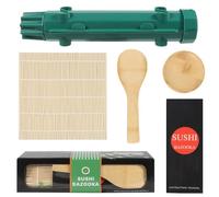 GOTDYBST Sushi Maker, Sushi Bazooka Set, DIY Set DIY DIY Kit de Rodillo para Principiantes, Sushimaker y Esterilla de Bambú para Fiesta, Casa, Picnic