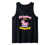 Goteando para Un Humor Adulto Sucio Látigo Meme Desquiciado NSFW Camiseta sin Mangas