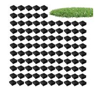 Gotee Tape End Cap - Juego de 100 topes de manguera de riego plegables | Vista de fugas con conector de cinta de agua de 5/8 pulgadas | Cierre eficiente del extremo de para granja, invernadero