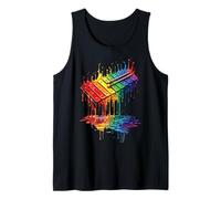 Goteo Colorido de xilófono Camiseta sin Mangas
