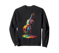 Goteo Colorido para violín Sudadera