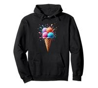 Goteo de baloncesto Helado Sprinkles Baloncesto Goteo Sudadera con Capucha