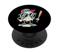 Goteo de béisbol - Jugador Amante del béisbol béisbol PopSockets PopGrip Adhesivo