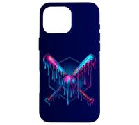 Goteo de béisbol para niños, diseño goteante, para jóvenes y niñas Carcasa para iPhone 16 Pro MAX