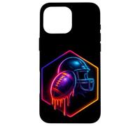 Goteo de fútbol Americano para niños, diseño Goteo, jóvenes y niñas Carcasa para iPhone 16 Pro MAX