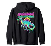 Goteo de Spinosaurus es mi espíritu Animal Drip Art Sudadera con Capucha