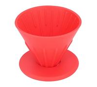 Gotero de Café de Viaje, Filtro de Café Compacto de Fácil Limpieza para Uso en la Oficina para Principiantes(rojo)