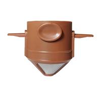 Gotero de café de viaje, reutilizable, portátil, para cafetera de una sola taza, filtro de papel ardilla para cafetera de café