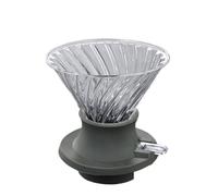 Gotero de café inteligente de vidrio de silicona, estilo V60 con interruptor, taza de filtro for verter, herramientas de barista y accesorio for máquina de café(A12)