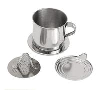 Gotero de café vietnamita de acero portátil reutilizable Vietnam Coffee Drip v60 taza de café G1E4 gotero vietnamita