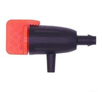 Gotero de flujo ajustable, sistema de goteo de riego de jardín con control de ahorro de agua de 0 a 40 l/h para plantas en maceta y agricultura, paquete de 50