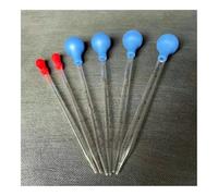 gotero de vidrio, goteros de laboratorio, Gotero de pipeta graduada vidrio con cabezal goma 0,5 a 10 ml(10ml)