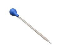 gotero de vidrio, goteros de laboratorio, Pipeta cuentagotas graduada de vidrio con cabezal goma, varios tamaños, paquete 4(5ml)