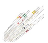 gotero de vidrio, goteros de laboratorio, Pipeta de transferencia con cuentagotas graduada vidrio 0,1 a 50 ml(2ml)