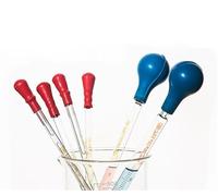 gotero de vidrio, goteros de laboratorio, Pipetas graduadas de vidrio con tapa goma 0,5-10 ml 20 piezas(5mL)