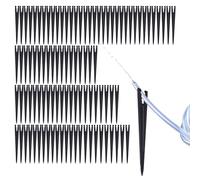 Gotero Emisor De Jardinería - Estaca De Soporte De Riego, Anclaje Para Tubería De Riego De Jardín, Soporte De Fijación De ABS Con Inserto De Tierra Seguro | Accesorio De Gestión De Mangueras P