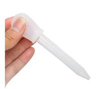 Gotero Pequeño De 2 Piezas, Cuentagotas De Líquido, Cuentagotas De Medicina De Material De Silicona De Peso Ligero De Capacidad De 5 Ml, Pipetas Portátiles Para Experimentos Científicos(Blanco)