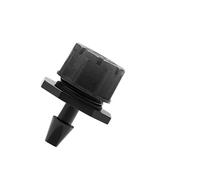 Goteros de Riego, Plástico Aspersores de Goteo Ajustables de 8 Agujeros, 50 Pcs Micro Jardín Goteo Riego Rociadores, Micro Flow Gotero Cabeza de Goteo para Huertos o Macizos de Flores (Negro)