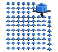 Goteros de Riego por - 100 Piezas Accesorios Para De Riego - Goteros Autocompensantes | Para Jardineros Propietarios Agricultores Campos Invernadero Bancal Elevado Césped Verduras Frutas