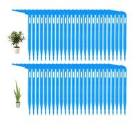 Goteros De Sistema De Riego,100 Piezas Goteros De Riego En Forma De Flecha,Goteros De Goteo De Riego Ajustables,Kit De Riego Por Goteo Automático,Para Invernadero,Accesorios De Jardinería,Azul