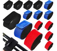 Gotetiso 15 Piezas Correas de Caña de Pescar Caña de Pescar Correa Ajustables Caña Pescar Correas Elástica Caña de Pescar Funda Bridas Reutilizables Funda Pesca Accesorios para Atar Cañas de Pescar