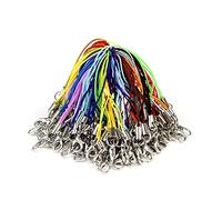 Gotetiso Teléfono Móvil Lanyard 100 Piezas Cordón de Teléfono Llavero Cuerda Cuerda Lanyard Teléfono Celular Correas Corchete de la Langosta cordón Teléfono Móvil Cordón Cierre de Mosquetón Cuerda