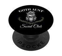 Goth Aunt Social Club divertido Tía PopSockets PopGrip Adhesivo