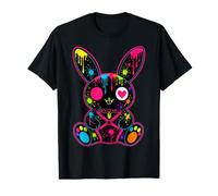 Goth Bunny Kawaii Rabbit Cute Gothic Outfit E-Girl Grunge Camiseta gráfica económica
