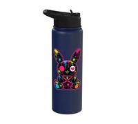 Goth Bunny Kawaii Rabbit Cute Gothic Outfit E-Girl Grunge Stainless Steel Insulated Water Bottle