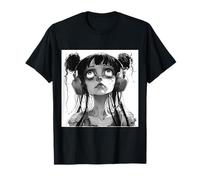 Goth Girl Zombie EMO Chica gótica con Auriculares Camiseta