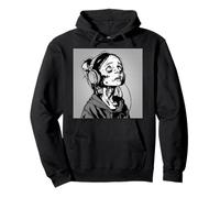 Goth Girl Zombie EMO Chica gótica con Auriculares Sudadera con Capucha