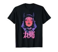 Goth Grunge Demon Anime Chica Waifu Horror Alt Estética Camiseta