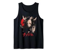 Goth Grunge Demon Anime Chica Waifu Horror Alt Estética Camiseta sin Mangas