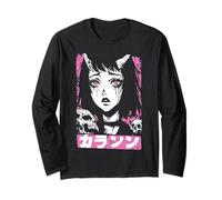 Goth Grunge Demon Anime Chica Waifu Horror Alt Estética Manga Larga