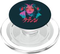 Goth Grunge Demon Anime Chica Waifu Horror Alt Estética PopSockets PopGrip para MagSafe